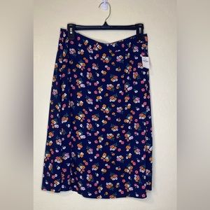 Gap Floral Midi Skirt